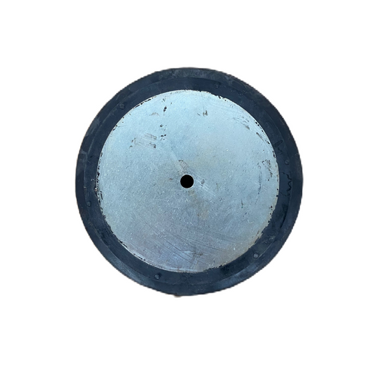 Ventosa in Gomma Vulcanizzata D150mm, H25mm e foro interno 8mm con supporto di ferro per vuoto, spostamento merci, vetro, imballaggi ecc