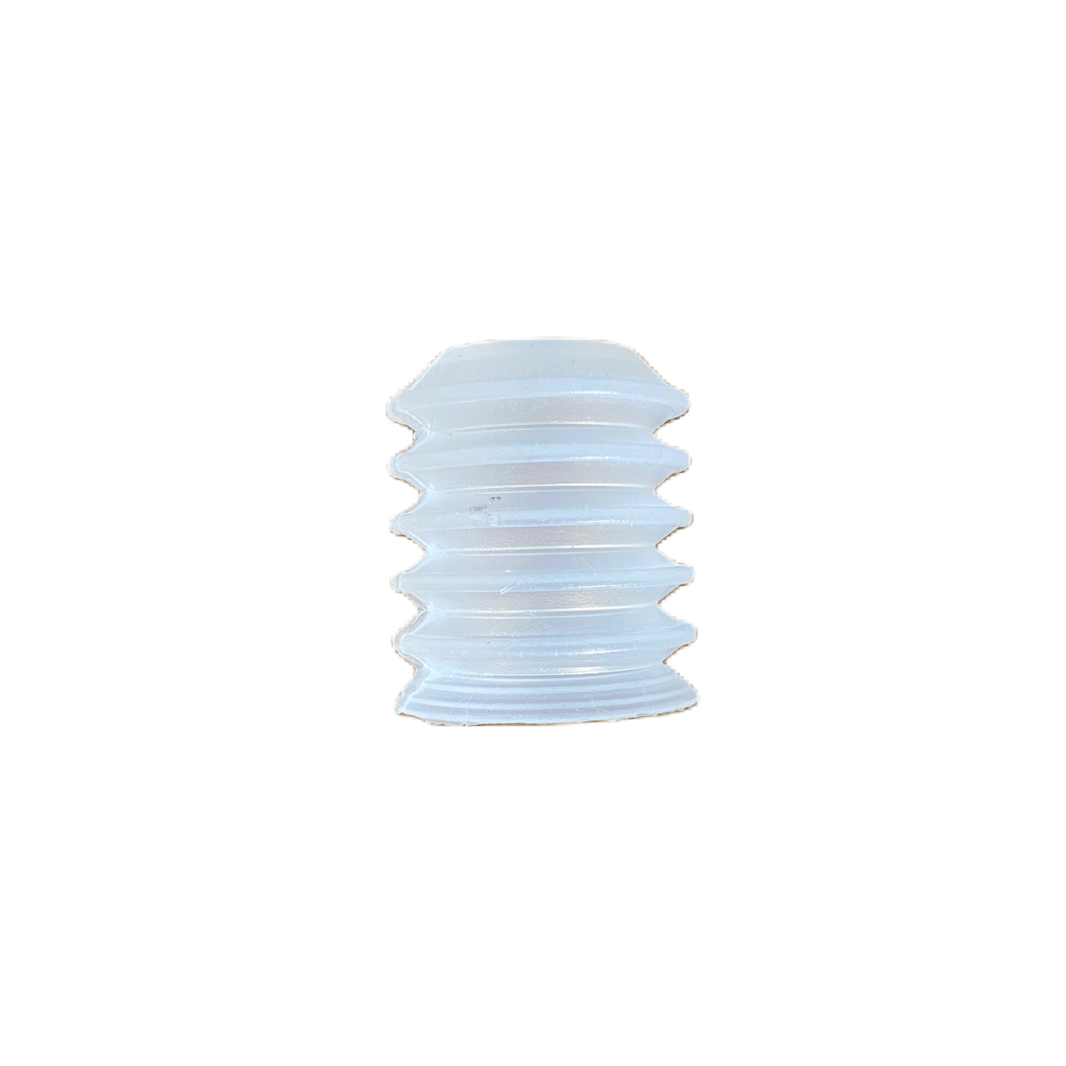 Soffietto/Coppetta Antipolvere/Aspirapolvere a soffietto morbida in silicone trasparente (anche per uso alimentare) 40mmx50mm e foro interno 14mm