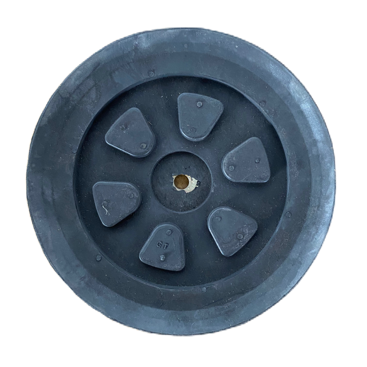 Ventosa in Gomma Vulcanizzata D150mm, H25mm e foro interno 8mm con supporto di ferro per vuoto, spostamento merci, vetro, imballaggi ecc