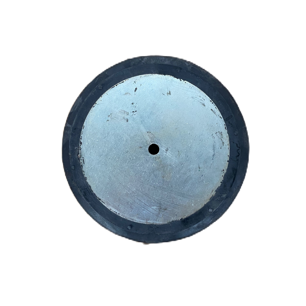 Ventosa in Gomma Vulcanizzata D150mm, H25mm e foro interno 8mm con supporto di ferro per vuoto, spostamento merci, vetro, imballaggi ecc